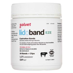 LidoBand EZE + Clips for Calves and Bulls  Solvet